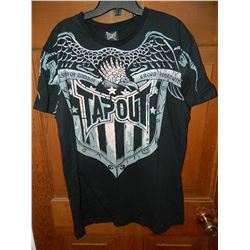 T-SHIRT - TAP OUT  - "TAPOUT AN EXPRESSION OF COMBAT KNOWN WORLD WIDE" - WITH EAGLE - XXL