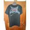Image 2 : T-SHIRT - TAP OUT  - "TAPOUT" IN WHITE TO RED - WITH PITBULL - XXXL