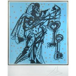 Salvador Dali (Spanish, 1904-1989) St Peter with the Keys, from The Twelve Apostles, 1977, Spanish E
