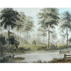 Richard Bankes Harraden (1778-1862) Eaton Socon Church, Cambridgeshire, with the River Ouse and Eart