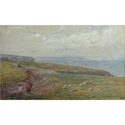 Attributed to Albert Goodwin, RWS (1845-1932) The South Foreland, signed lower right with monogram..