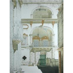 Robert Banks, MC (b. 1911) Palazzo Stabile, Venice, signed lower left "Banks", watercolour, 66 x 50.