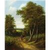 Image 1 : John Shepherd (19th Century) View at Claydon, Suffolk, signed lower left "J Shepherd", oil on canva.