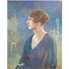 Image 1 : Mario, Count Grixoni (Italian, Exh. 1914-1940) Portrait of a Lady, signed lower right "M Grixoni, f.