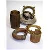 Image 1 : Twelve African bangles or torques, mainly cast and worked in bronze but to include two in white met.