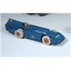 Image 1 : A Japanese tinplate clockwork model of Bluebird, marked 'Kosuge', blue with lithographic detail, wi.