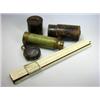 Image 1 : A Victorian 1.5inch brass telescope by J B Dancer Manchester, with seven draw tubes and worn leathe.