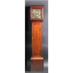 Parkinson, Richmond, an 18th century later mahogany cased longcase clock, the moulded cornice above.