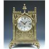 Image 1 : W H Young, Swaffham, a Victorian Gothic bronze cased bracket clock, the eight day fusee timepiece w.