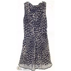 SIZE SMALL PLEATED CHIFFON STRAPLESS SUMMER DRESS