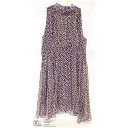 SIZE LARGE CHIFFON CHOKER STYLE SUMMER DRESS