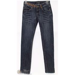 FX IMPORTS BRANDED LOW RISE SKINNY JEANS SZ 25