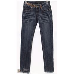 FX IMPORTS BRANDED LOW RISE SKINNY JEANS SZ 25