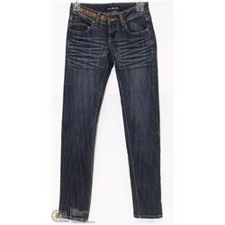 FX IMPORTS BRANDED LOW RISE SKINNY JEANS SZ 26