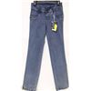 Image 1 : XICA SIZE 13 MEDIUM BLUE BOOT CUT HIGH RISE JEANS