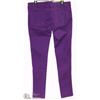 Image 2 : TRIP NYC SIZE 11 PURPLE  LOW RISE JEGGINGS