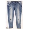 Image 1 : WILLIAM RAST JEANS WAIST SIZE 28 BOYFRIEND CUT,  RIP 