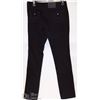Image 2 : EZ IMPORTS UNKNOWN SIZE BLACK SLIM FIT LOW RISE
