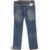 Image 2 : BOTAN SIZE 13 MEDIUM RISE BOOT CUT DISTRESS JEANS