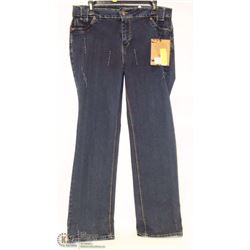 XICA SIZE 13 HIGH RISE BOOT CUT DARK BLUE