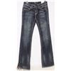 Image 1 : CIELO SIZE 3 BOOT CUT LOW RISE MILD DISTRESSING