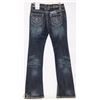 Image 2 : CIELO SIZE 9 BOOT CUT LOW RISE MILD DISTRESSING