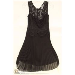 SIZE SMALL BLACK SLEEVELESS COCKTAIL DRESS