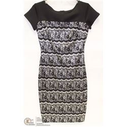 SIZE SMALL SHORT SLEEVE COCKTAIL DRESS MID LENGTH