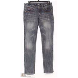EZ IMPORTS SIZE 27 LOW RISE STRAIGHT LEG JEANS