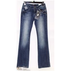 CIELO JEANS SIZE 11 BOOT CUT BEDAZZLING ON BACK