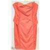 Image 1 : SIZE MEDIUM PEACH PENCIL STRAPLESS MINI DRESS