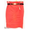 Image 1 : SIZE LARGE STRETCH PENCIL SKIRT, KNEE LENGTH