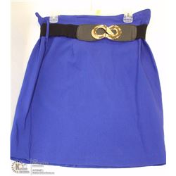 SIZE 3XL PENCIL STRETCH MID LENGTH ROYAL BLUE WITH