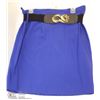 Image 1 : SIZE 3XL PENCIL STRETCH MID LENGTH ROYAL BLUE WITH