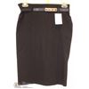 Image 1 : SIZE MEDIUM BLACK PENCIL STRETCH FIT MID LENGTH