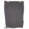 Image 1 : SIZE 3XL BLACK STRETCH PENCIL SKIRT, MID LENGTH