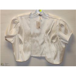 SIZE 2XL WHITE SHRUG