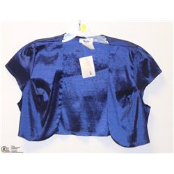 SIZE MEDIUM ROYAL BLUE SHRUG