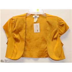 SIZE LARGE MUSTARD SHRUG