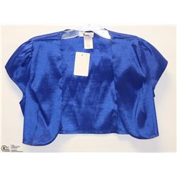 SIZE SMALL BLUE SHRUG