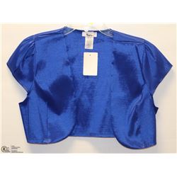 SIZE LARGE BLUE SHRUG