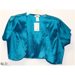 SIZE 2XL TEAL SHRUG