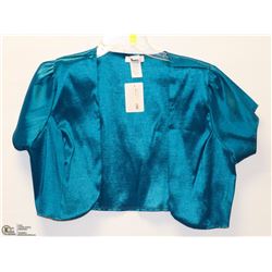 SIZE 3XL TEAL SHRUG