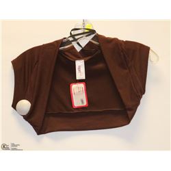 SIZE SMALL BROWN SHRUG