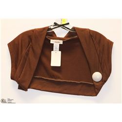 SIZE 3XL BROWN SHRUG
