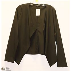 SIZE LARGE BLACK CARDIGAN