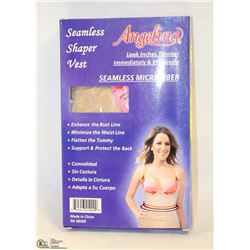 ANGELINA SEEMLESS SHAPER VEST BEIGE SIZE S/M