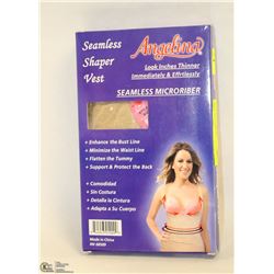 ANGEINA SEEMLESS SHAPER VEST SIZE S/M BEIGE