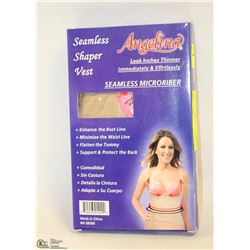 ANGEINA SEEMLESS SHAPER VEST SIZE S/M BEIGE