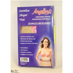 ANGEINA SEEMLESS SHAPER VEST S: BLACK 1X/2X